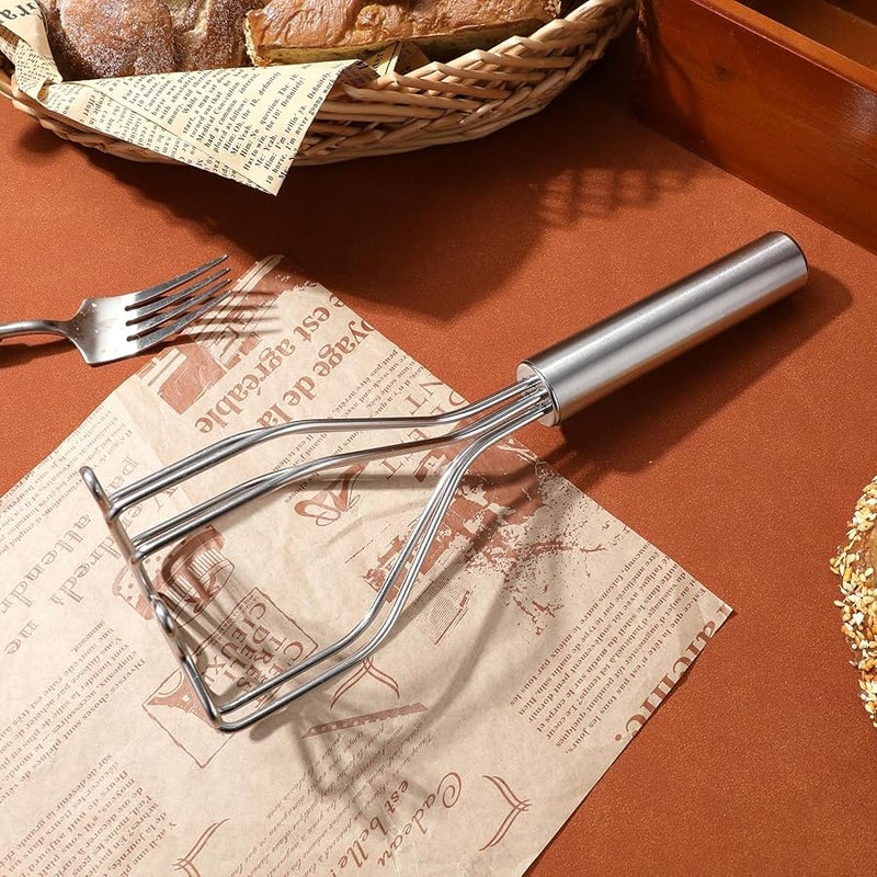 Stainless Steel Potato Masher Avocado Masher With Ergonomic Handle Kitchen Tool - Image 5